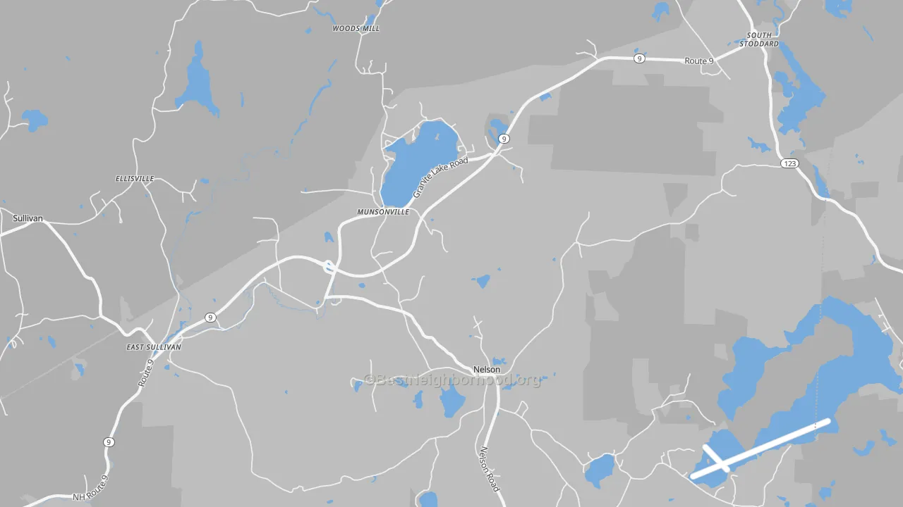 Transit Grade map of Munsonville, NH
