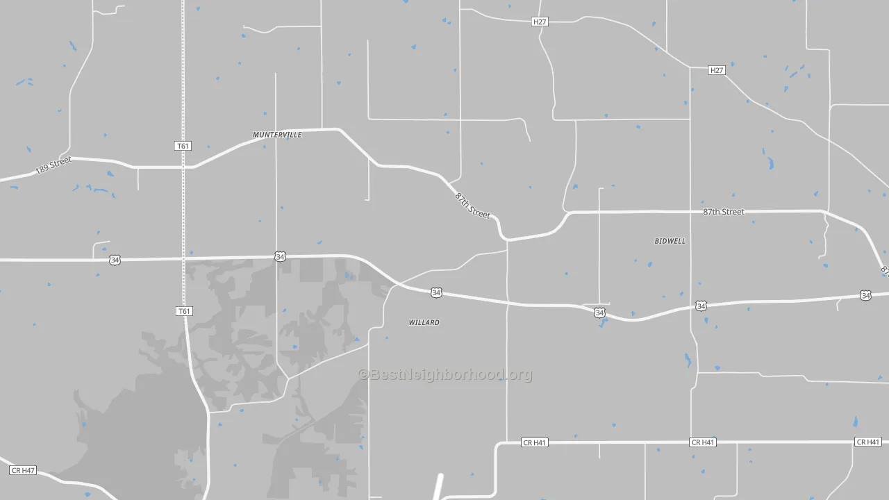 Transit Grade map of Munterville, IA
