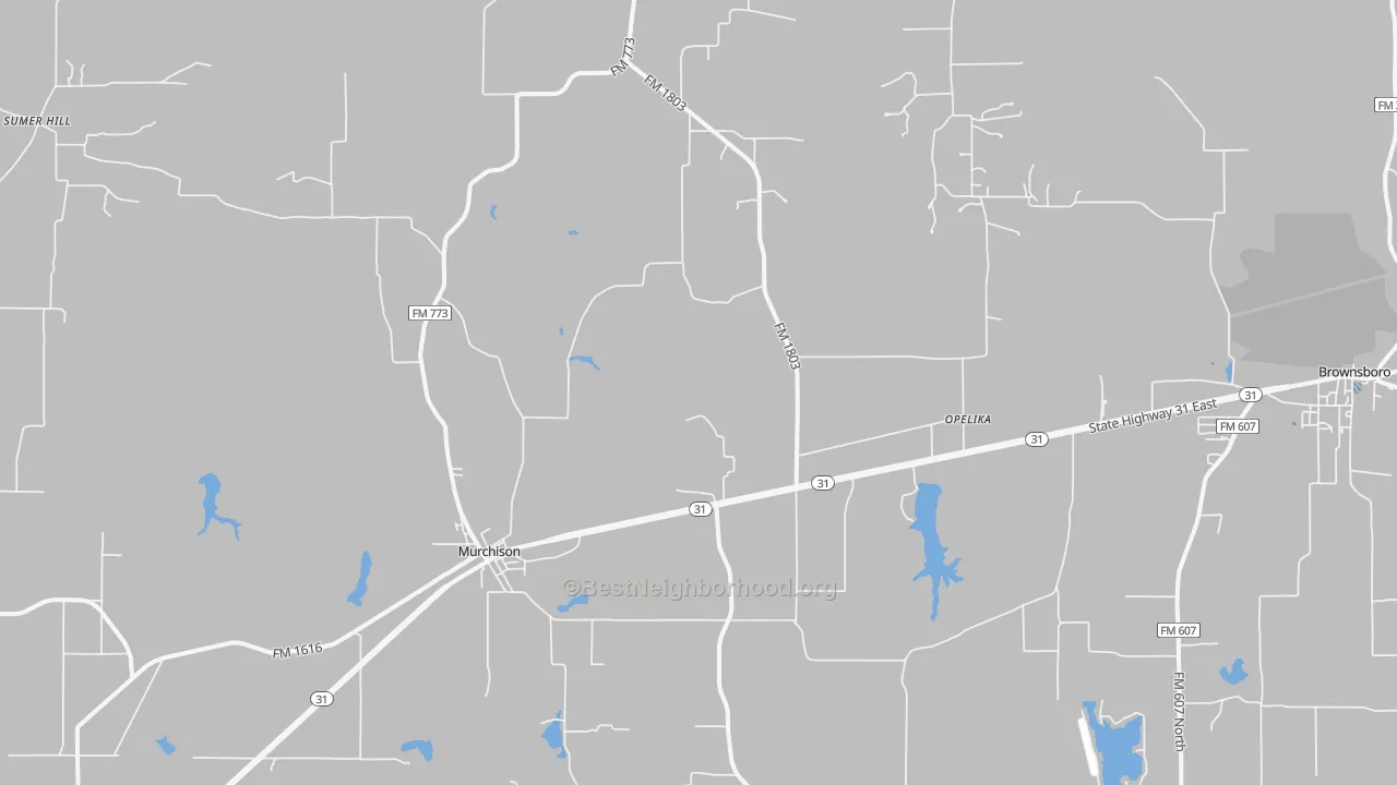 Transit Grade map of Murchison, TX