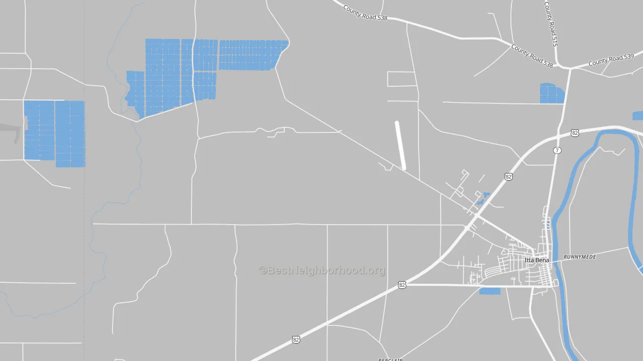 Transit Grade map of Murdock Crossing, MS