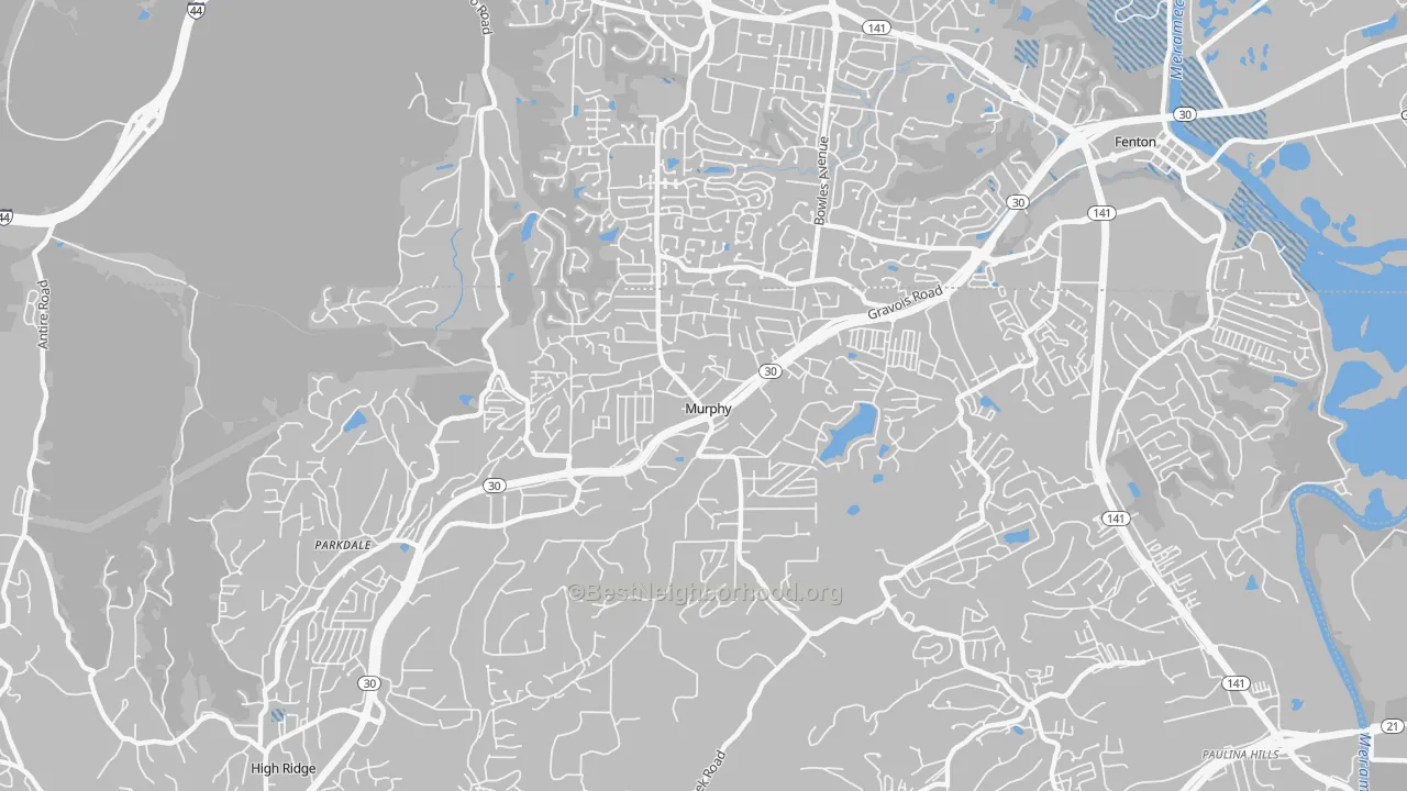 Transit Grade map of Murphy, MO