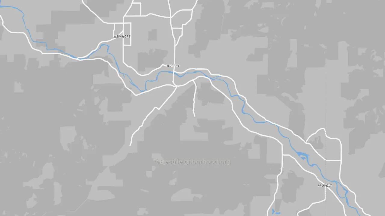 Transit Grade map of Murphy, OR