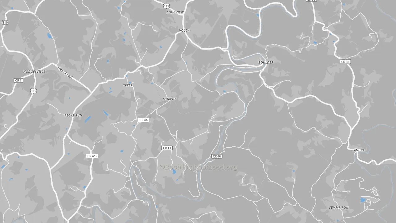 Transit Grade map of Murphy, WV