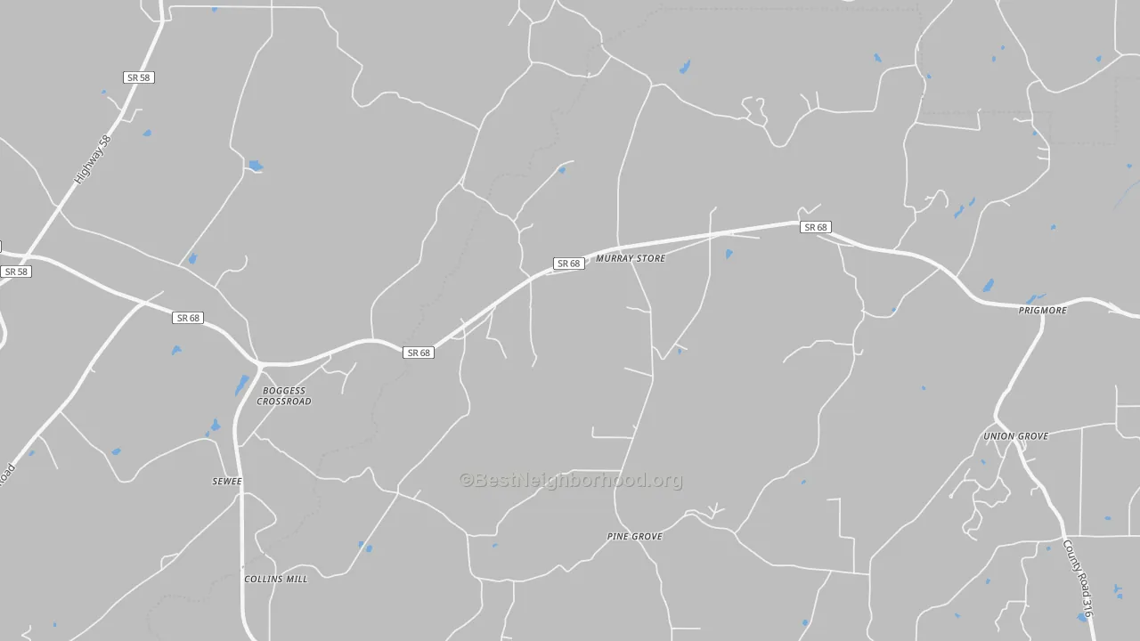 Transit Grade map of Murray Store, TN