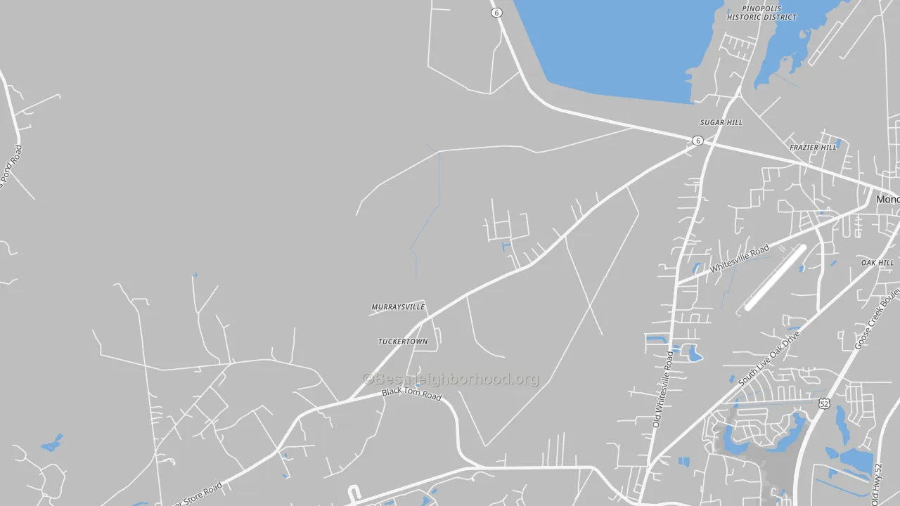 Transit Grade map of Murraysville, SC