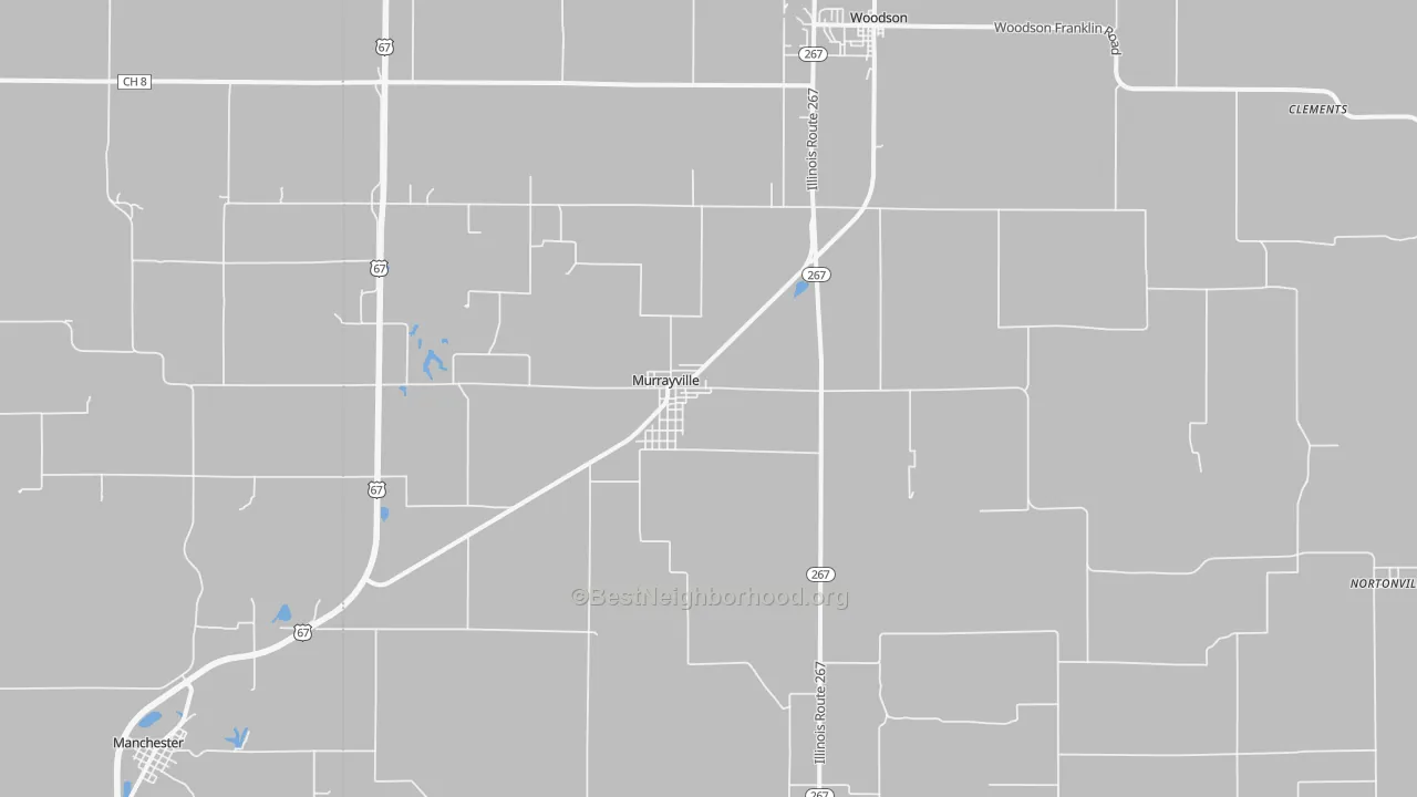 Transit Grade map of Murrayville, IL