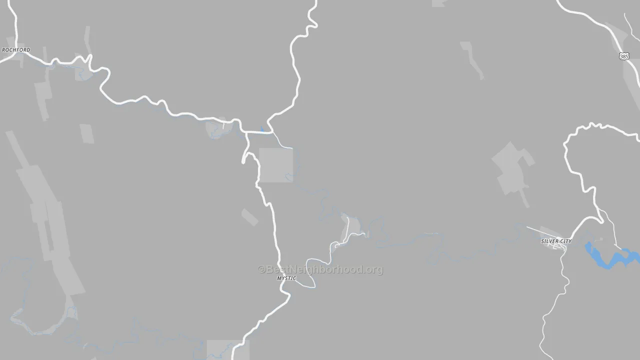 Transit Grade map of Mystic, SD