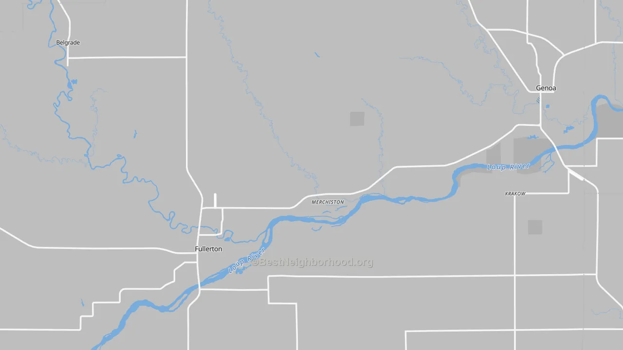 Transit Grade map of Nance County, NE