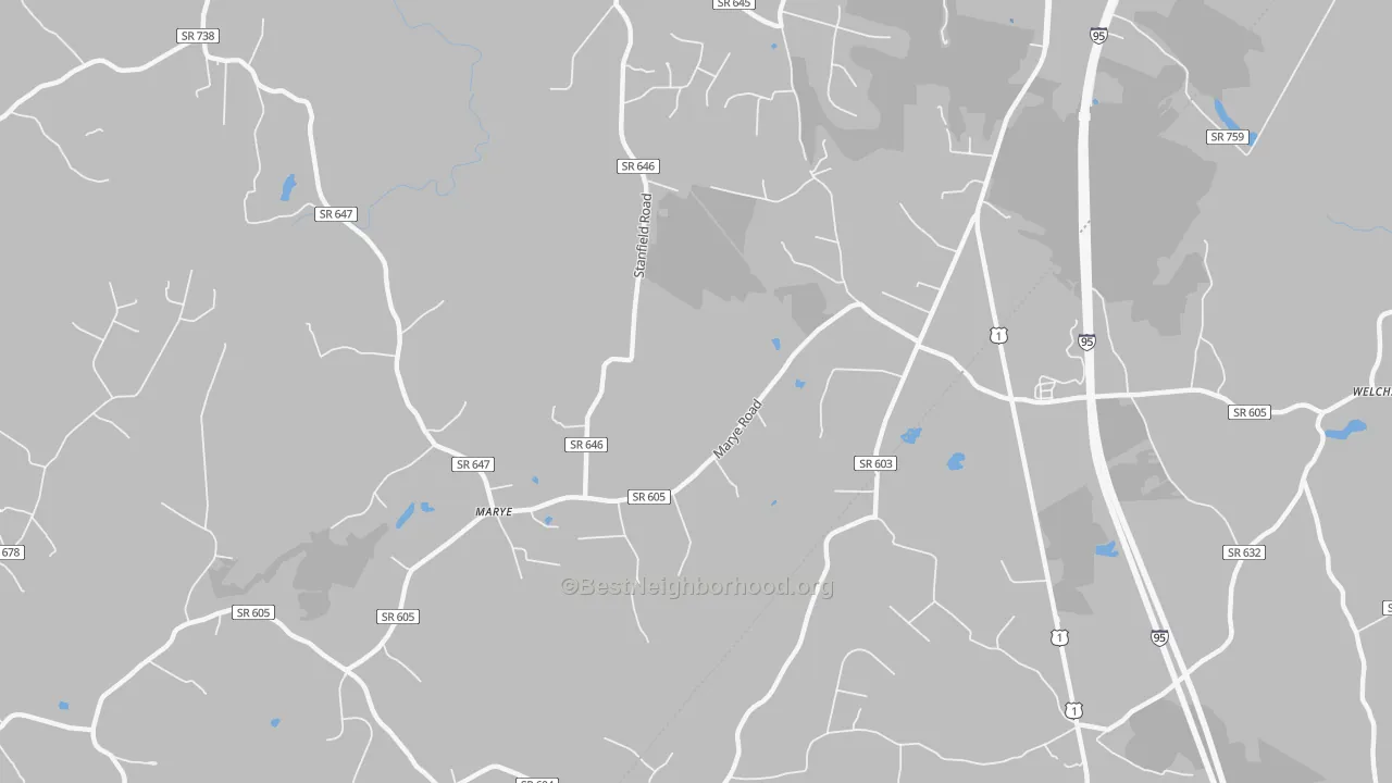 Transit Grade map of Nancy Wrights Corner, VA