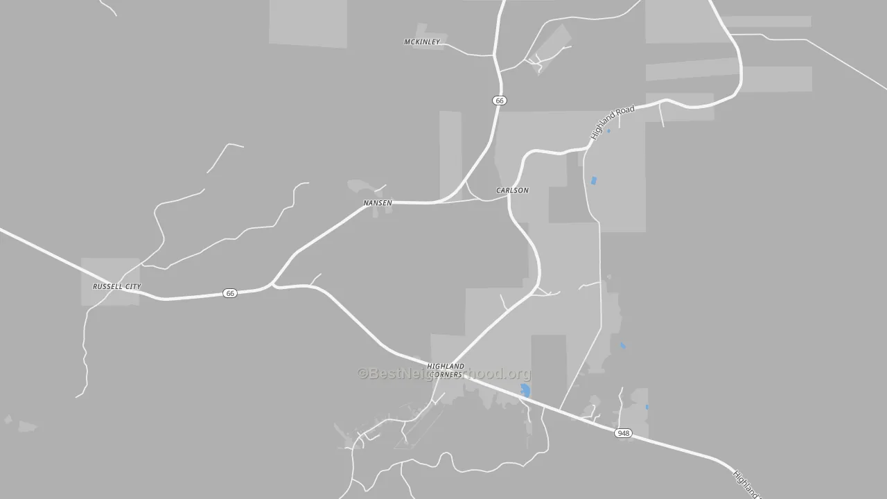 Transit Grade map of Nansen, PA