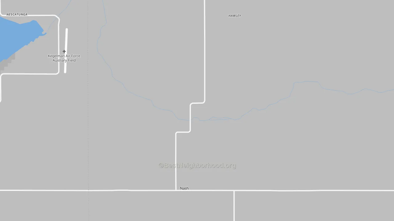 Transit Grade map of Nash, OK