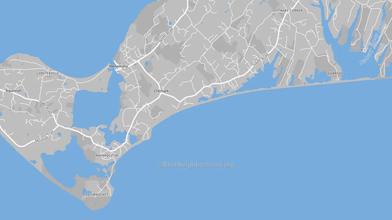 Transit Grade map of Nashaquitsa, MA