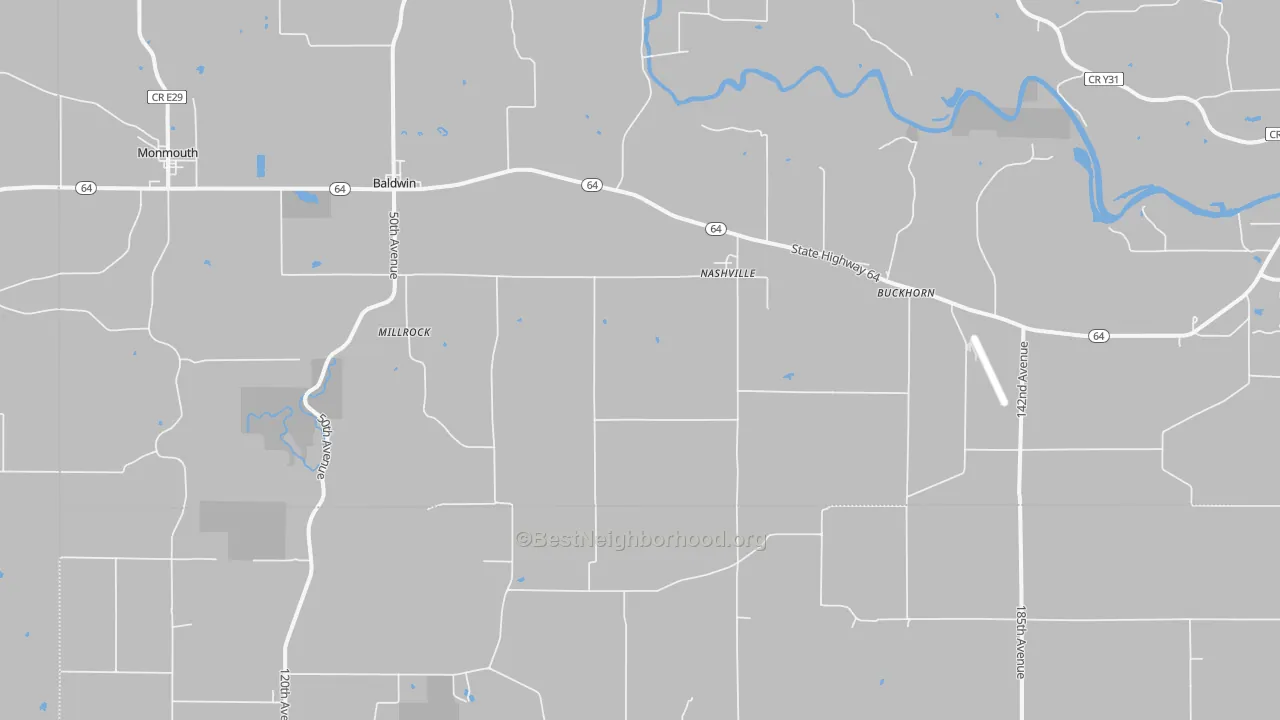 Transit Grade map of Nashville, IA