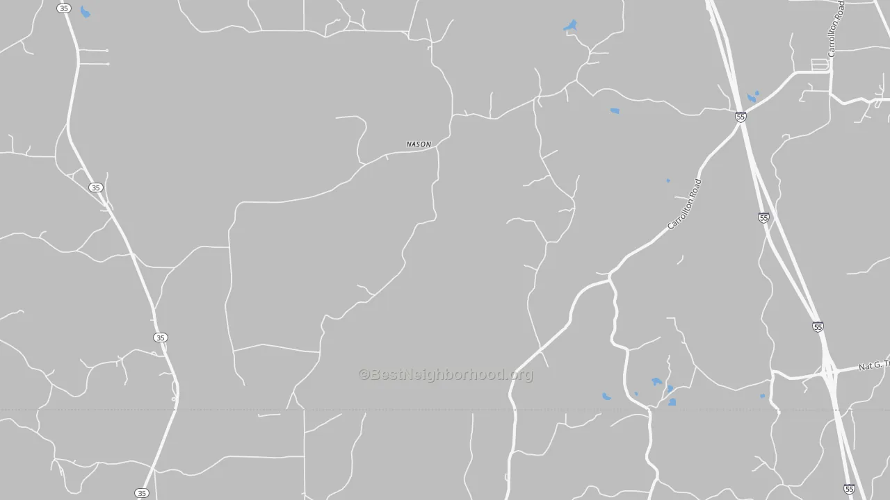 Transit Grade map of Nason, MS