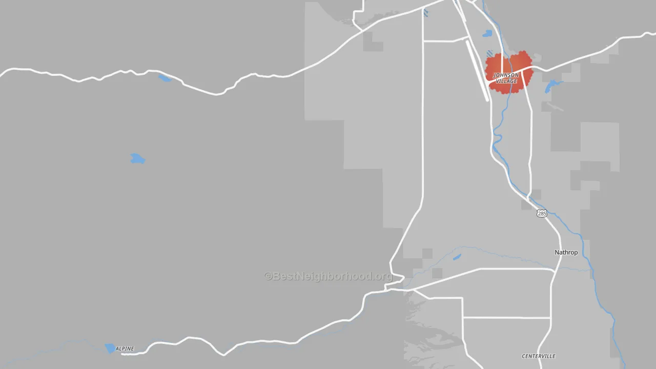 Transit Grade map of Nathrop, CO