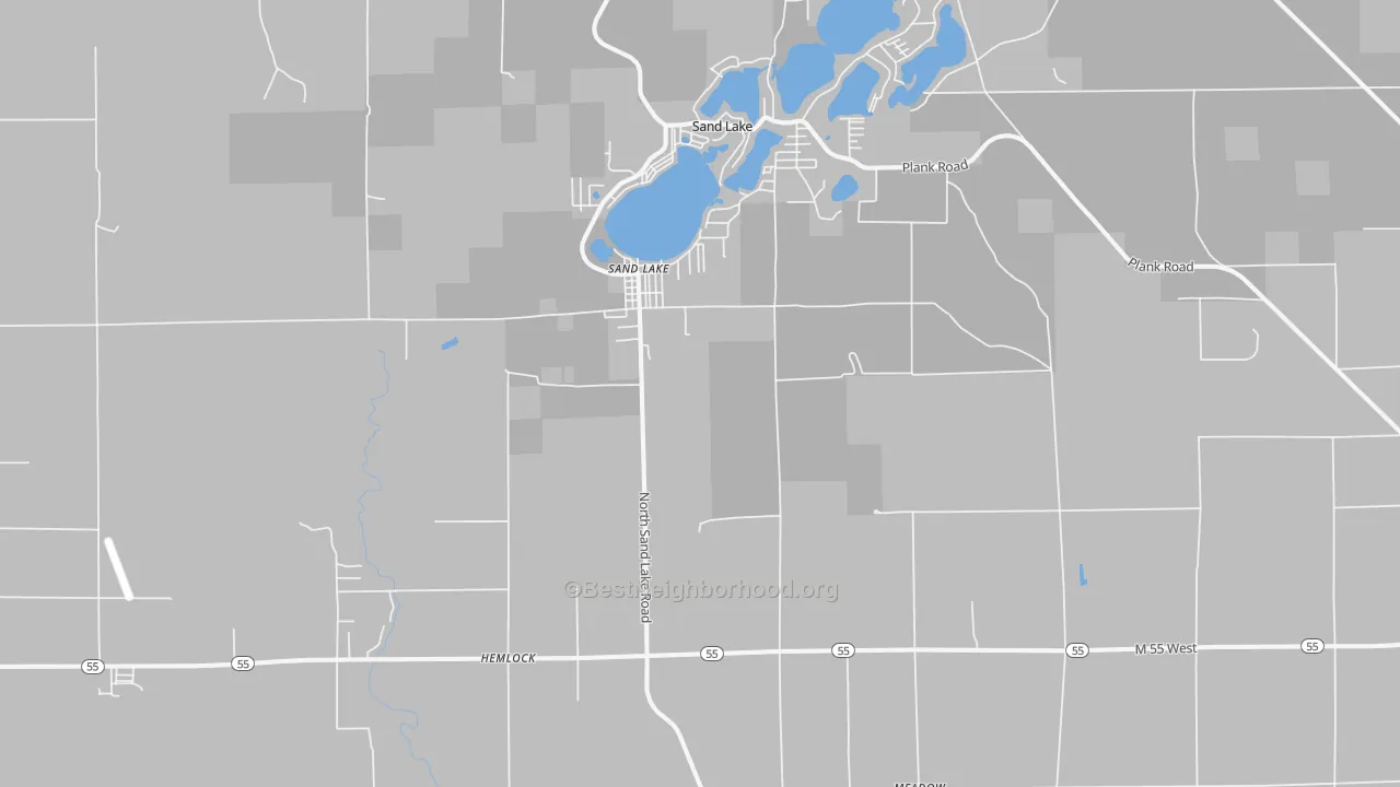 Transit Grade map of National City, MI