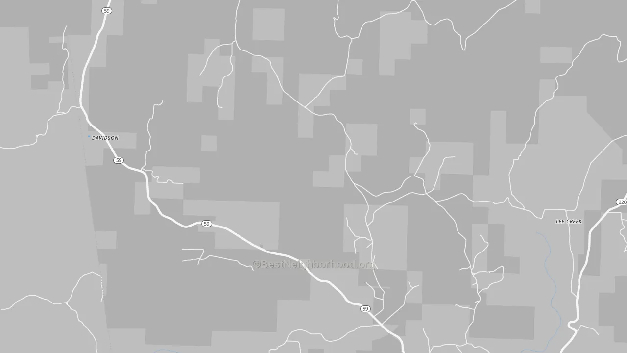 Transit Grade map of Natural Dam, AR