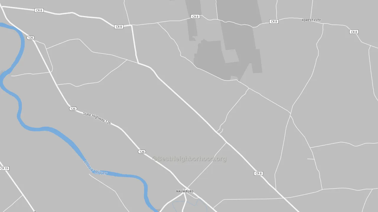 Transit Grade map of Naumburg, NY