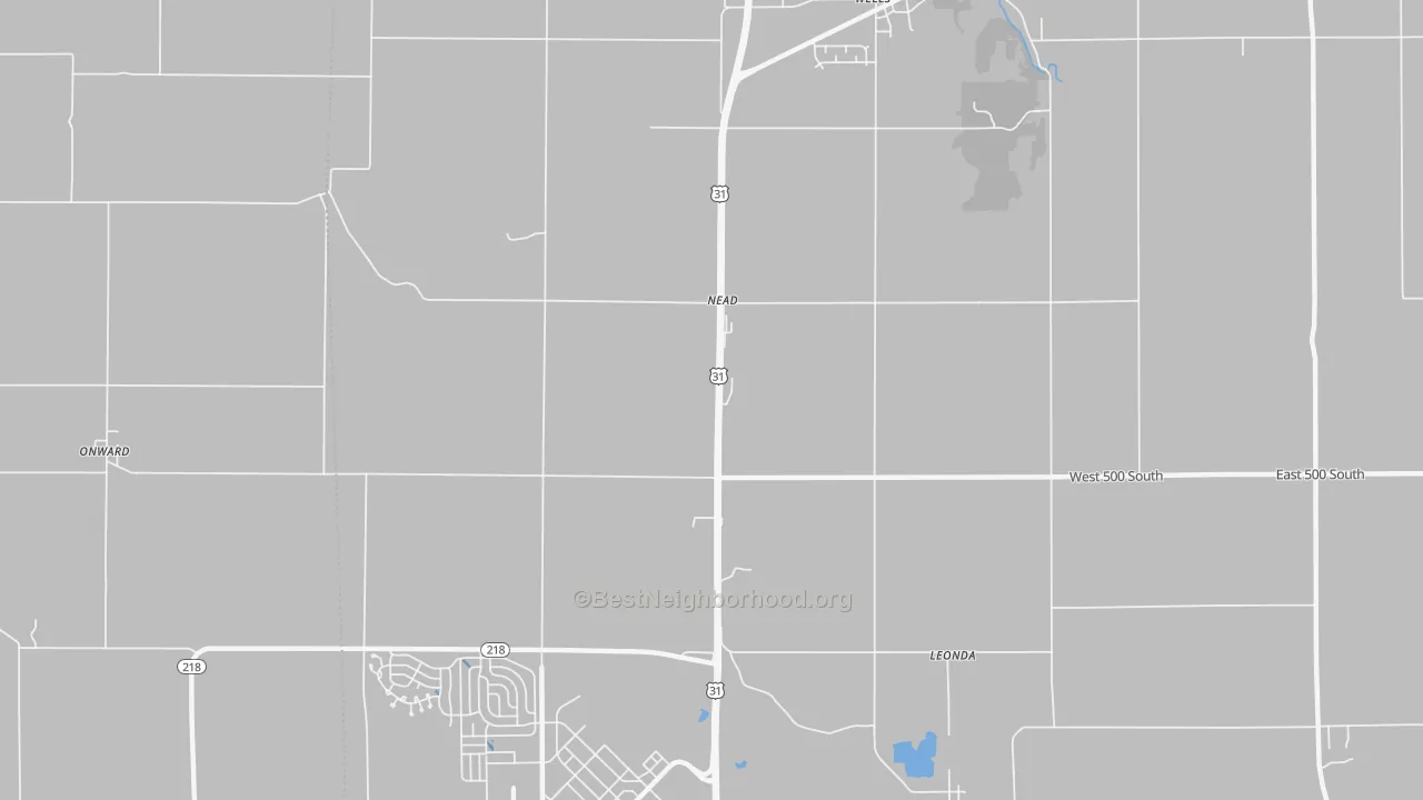 Transit Grade map of Nead, IN