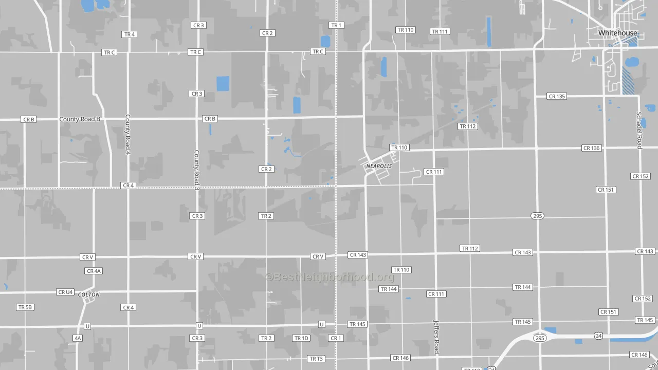 Transit Grade map of Neapolis, OH
