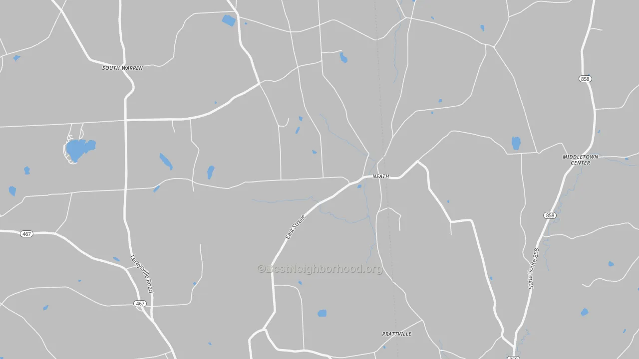 Transit Grade map of Neath, PA
