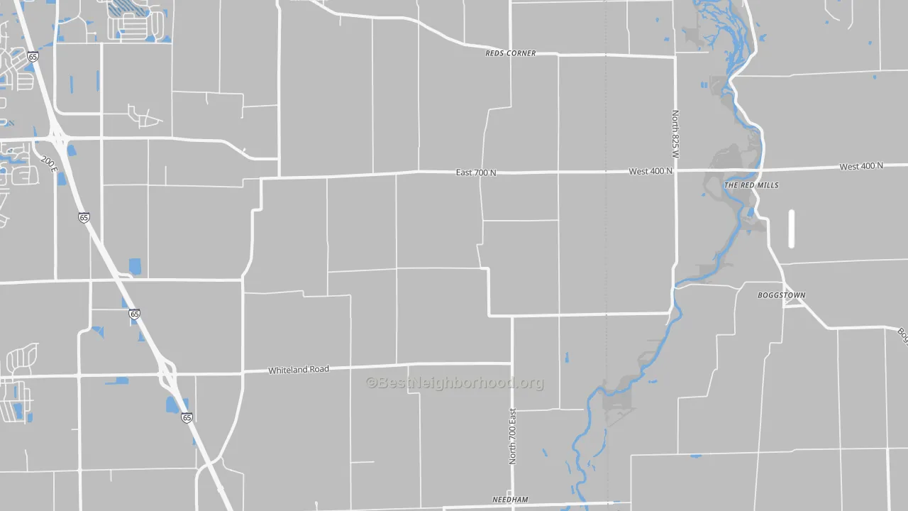 Transit Grade map of Needham, IN