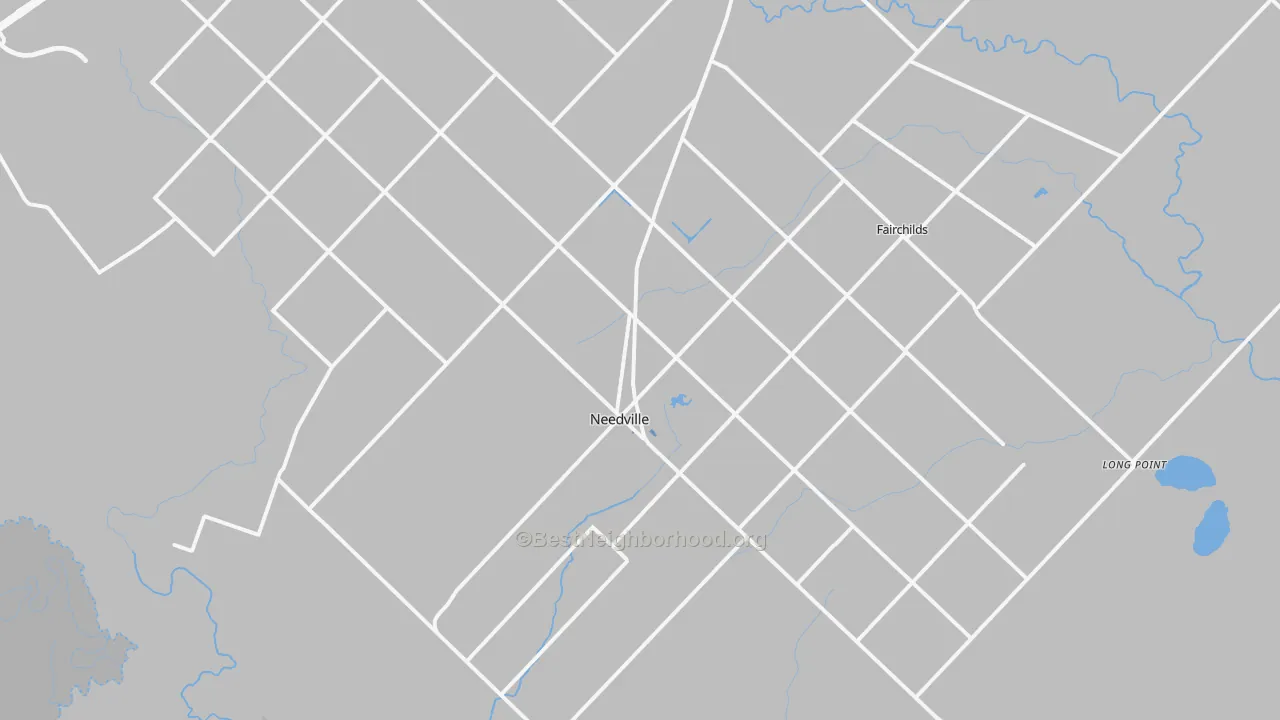 Transit Grade map of Needville, TX