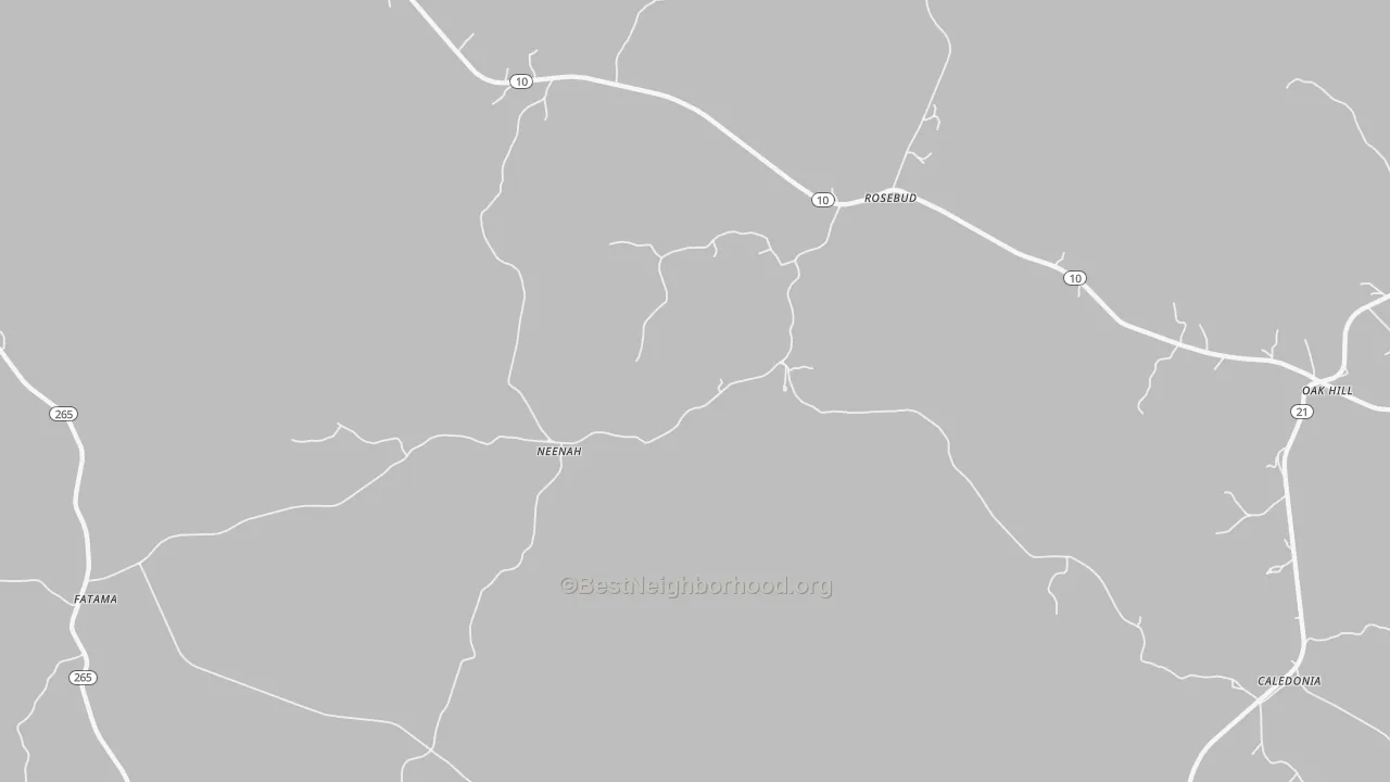Transit Grade map of Neenah, AL
