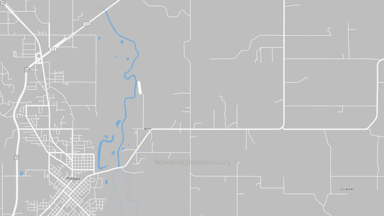 Transit Grade map of Neff, OK