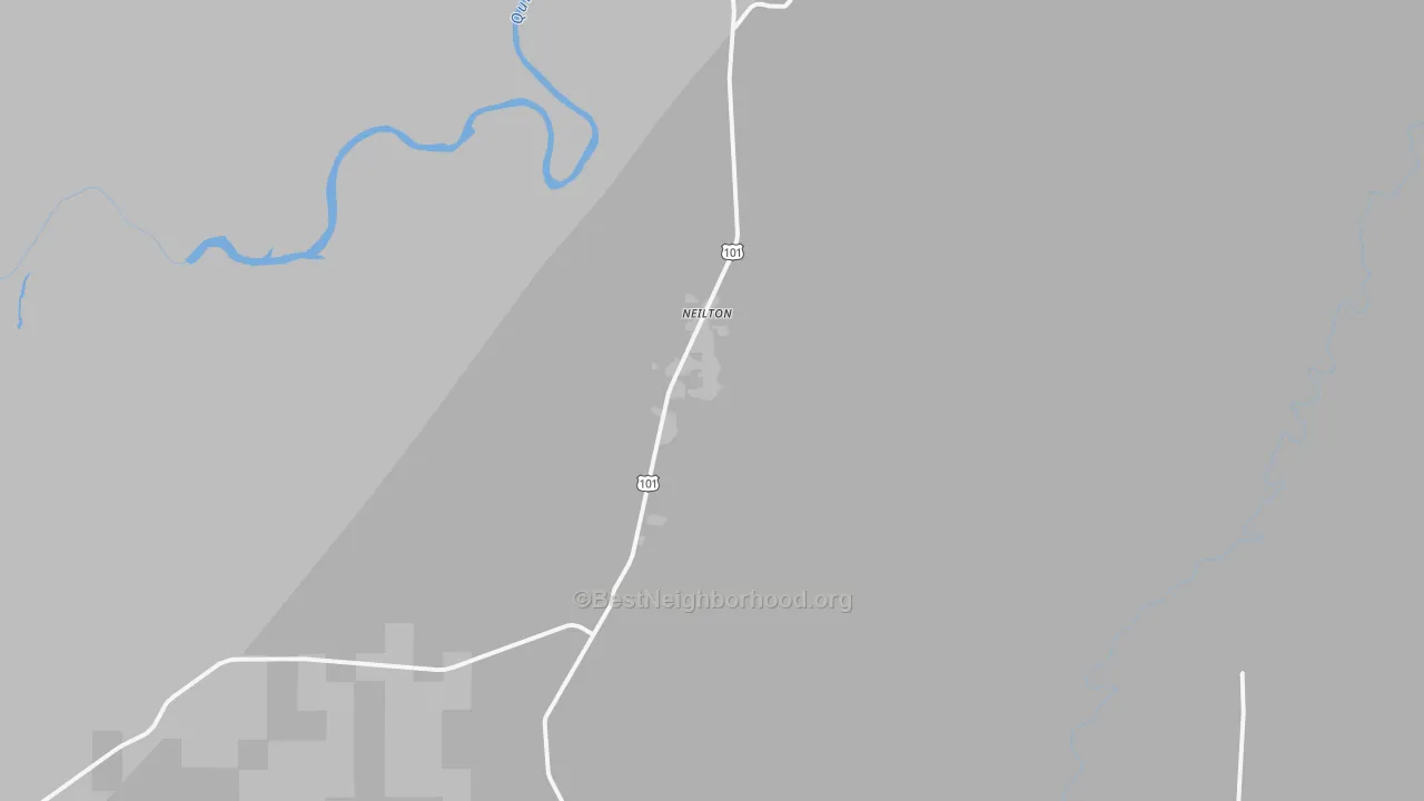 Transit Grade map of Neilton, WA