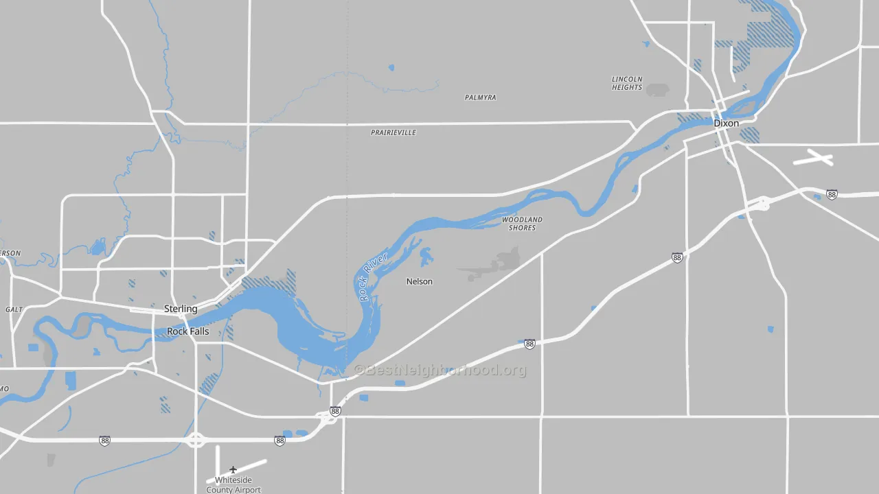 Transit Grade map of Nelson, IL