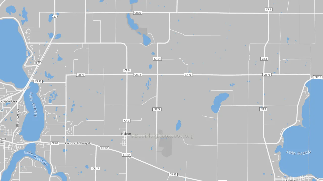 Transit Grade map of Nelson, MN