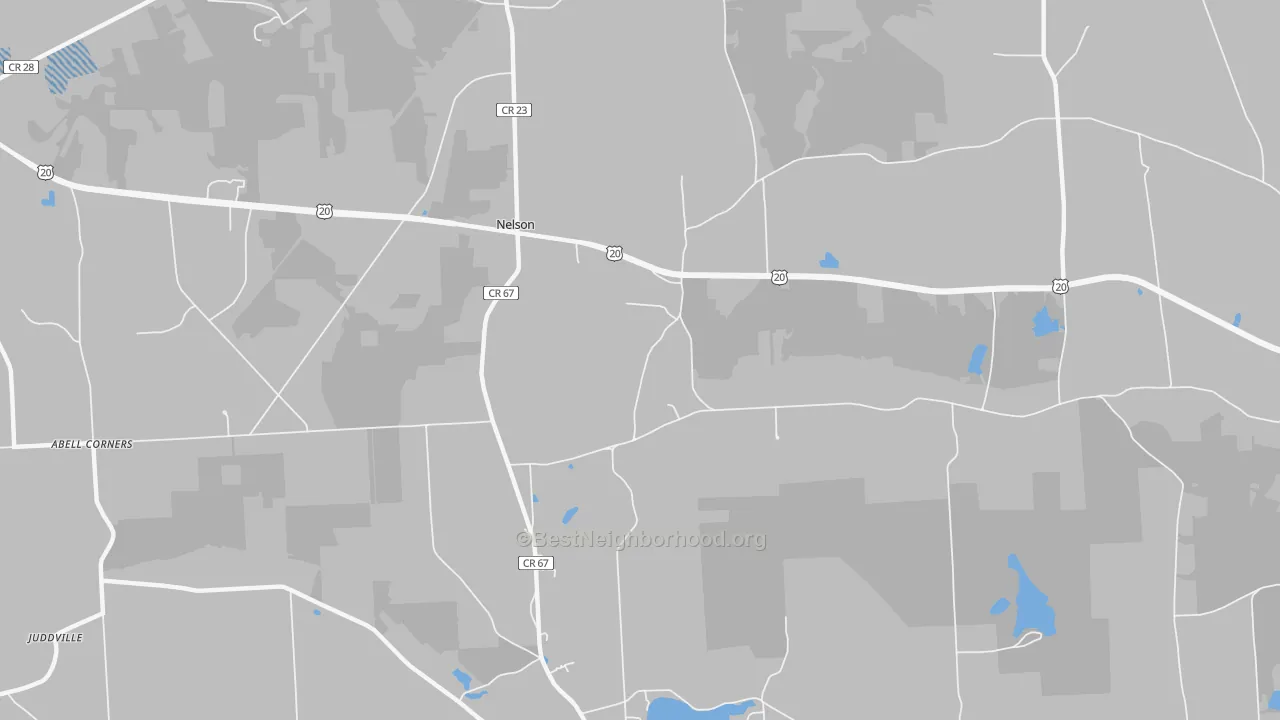 Transit Grade map of Nelson, NY