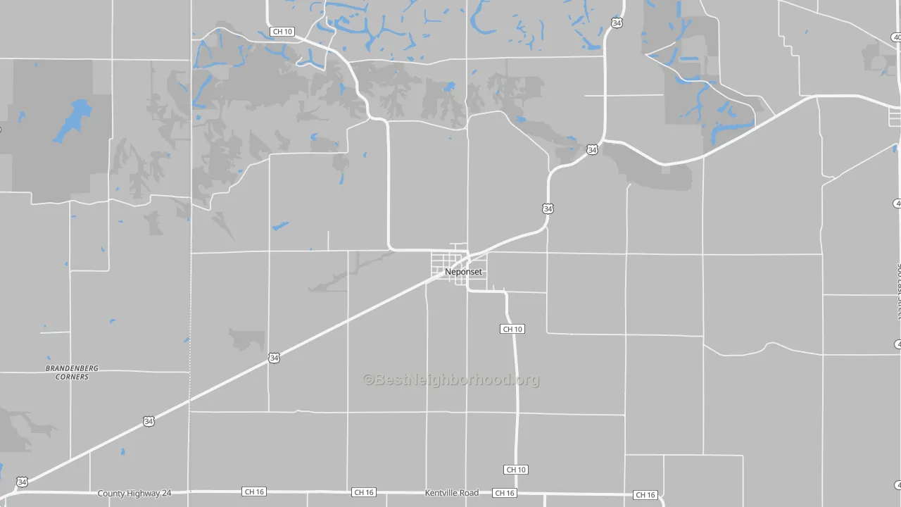 Transit Grade map of Neponset, IL