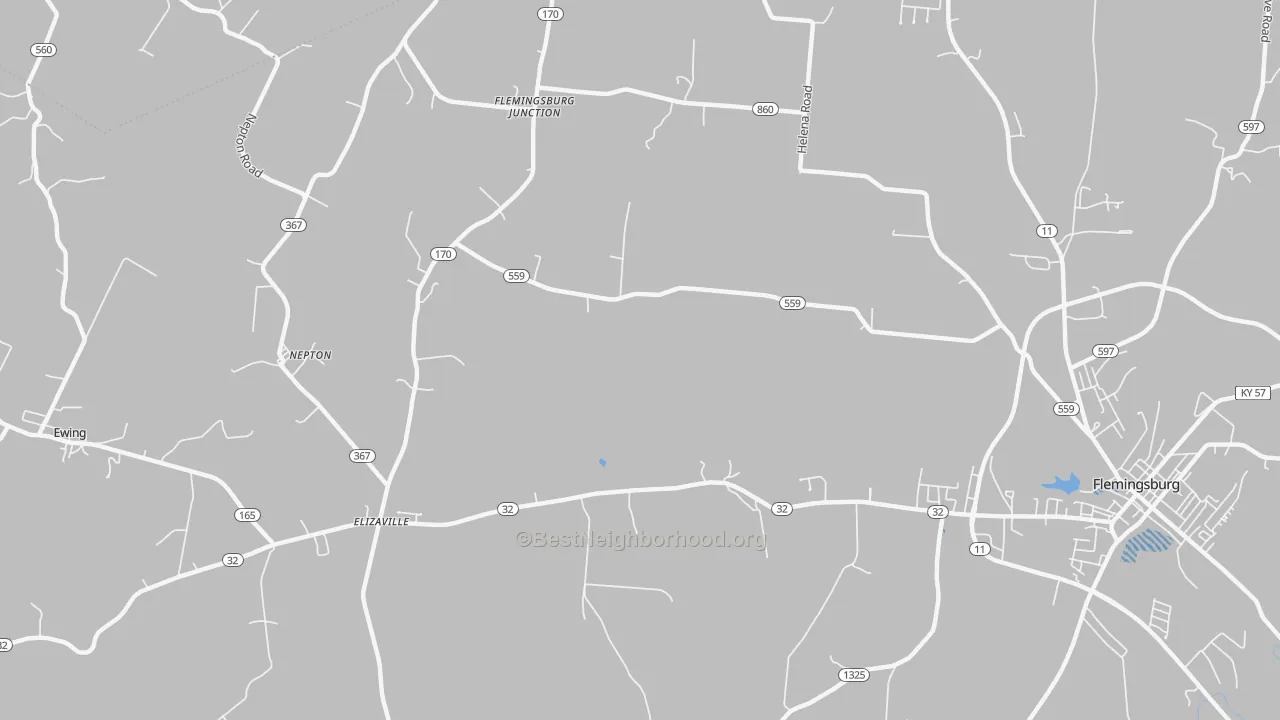 Transit Grade map of Nepton, KY