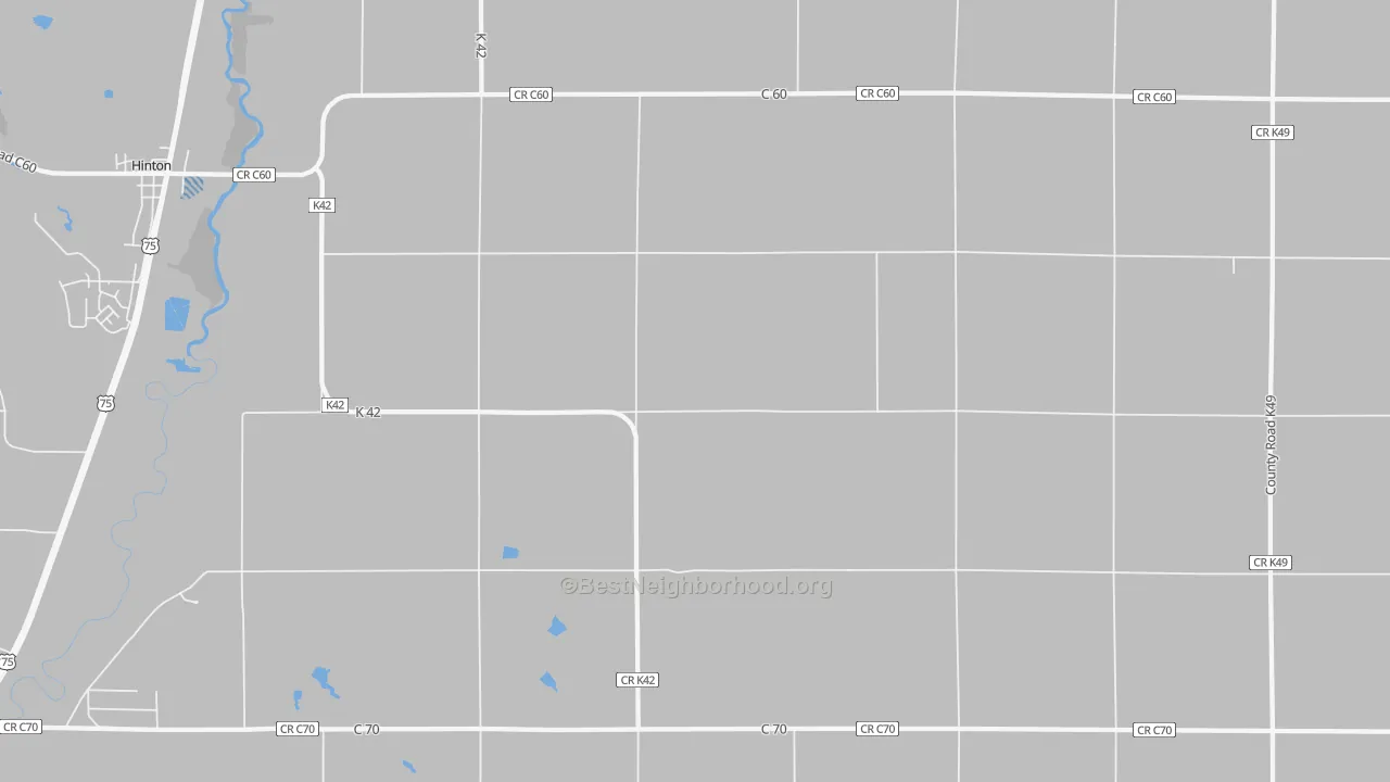 Transit Grade map of Neptune, IA