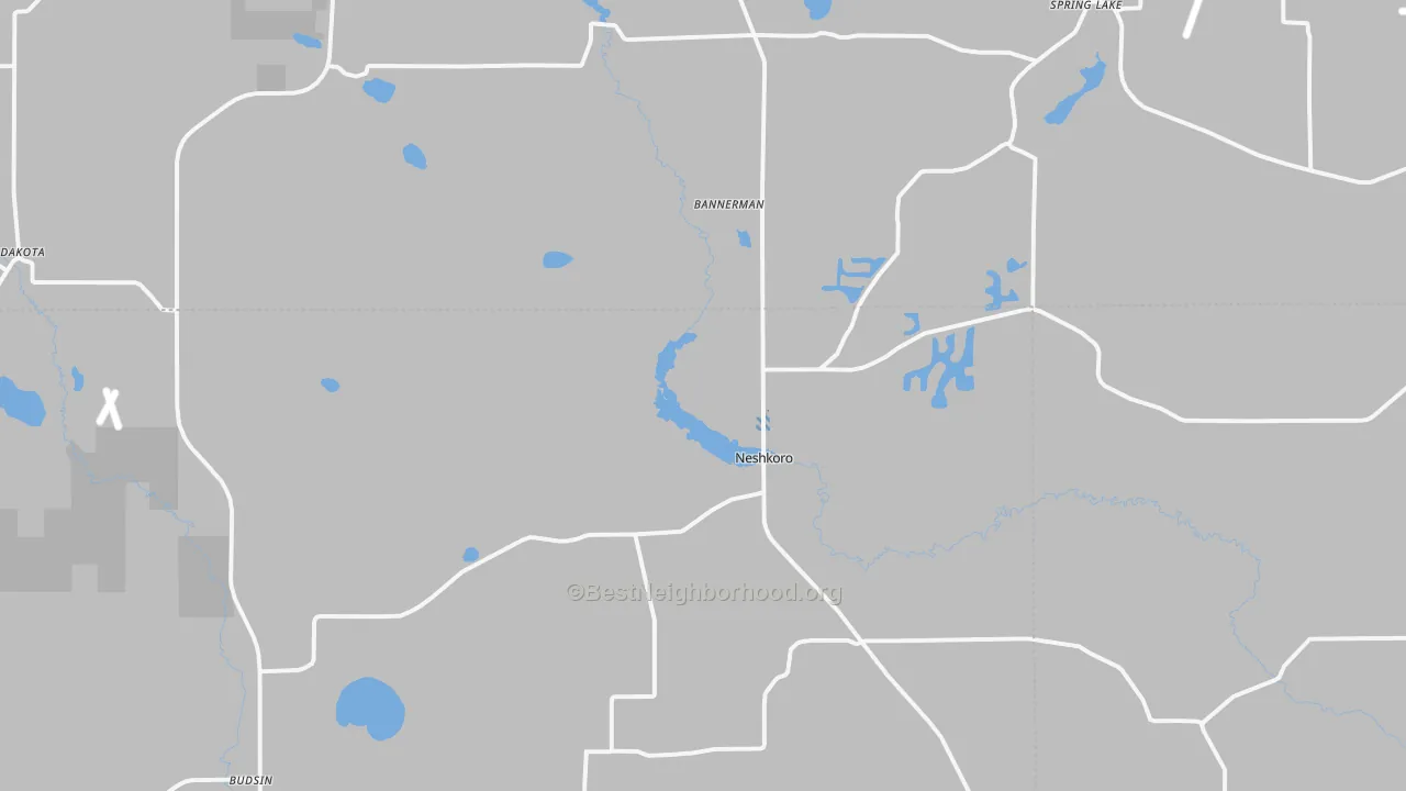 Transit Grade map of Neshkoro, WI