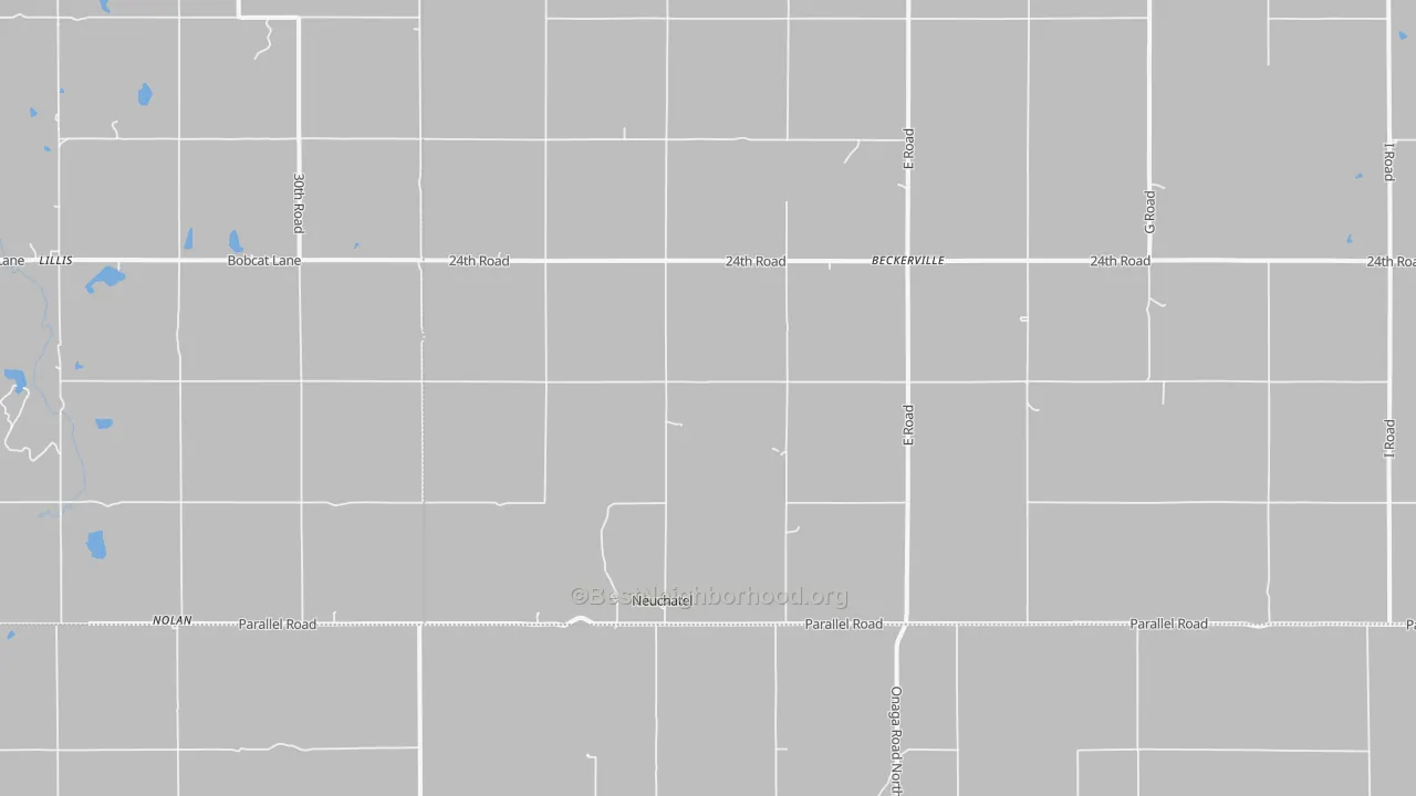 Transit Grade map of Neuchatel, KS