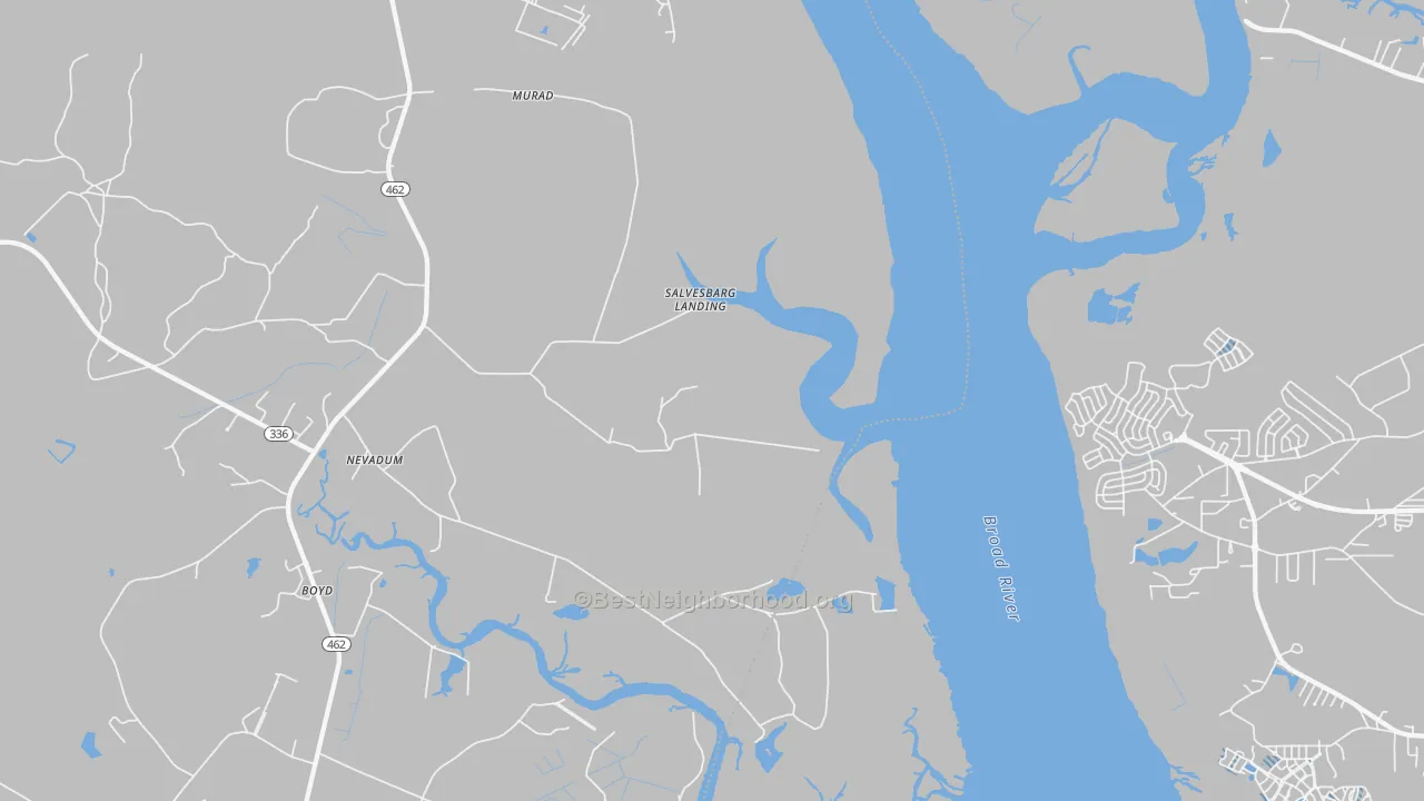 Transit Grade map of Nevadun, SC