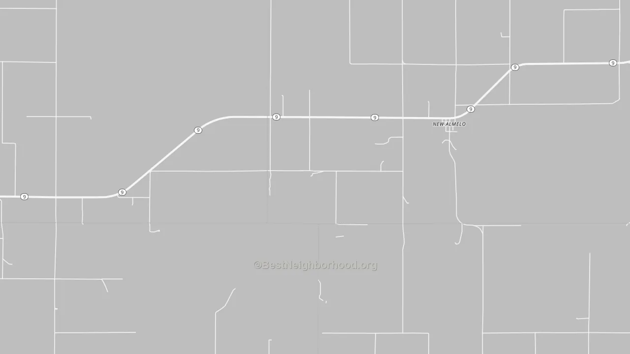 Transit Grade map of New Almelo, KS