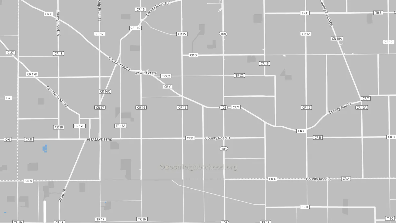 Transit Grade map of New Bavaria, OH