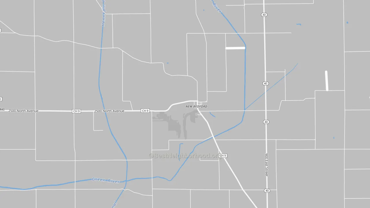 Transit Grade map of New Bedford, IL