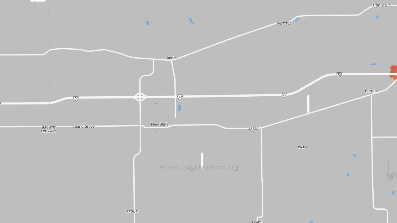 Transit Grade map of New Berlin, IL