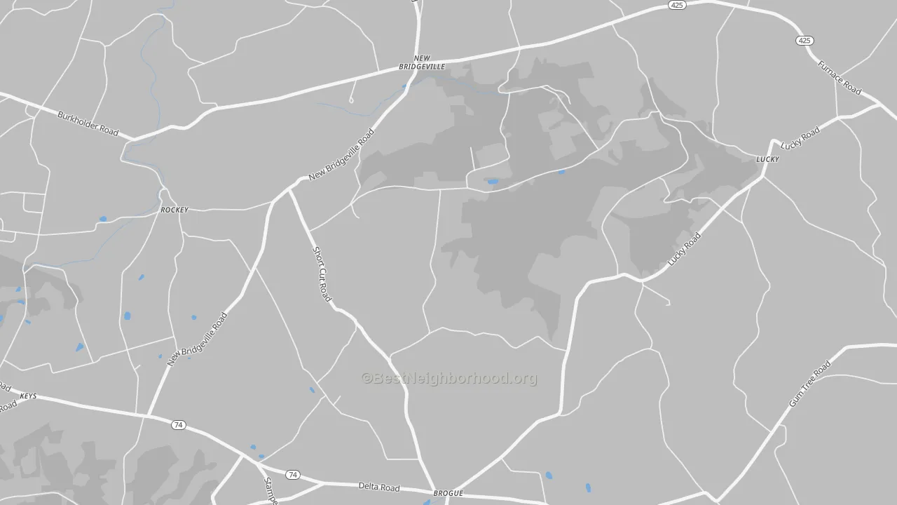 Transit Grade map of New Bridgeville, PA