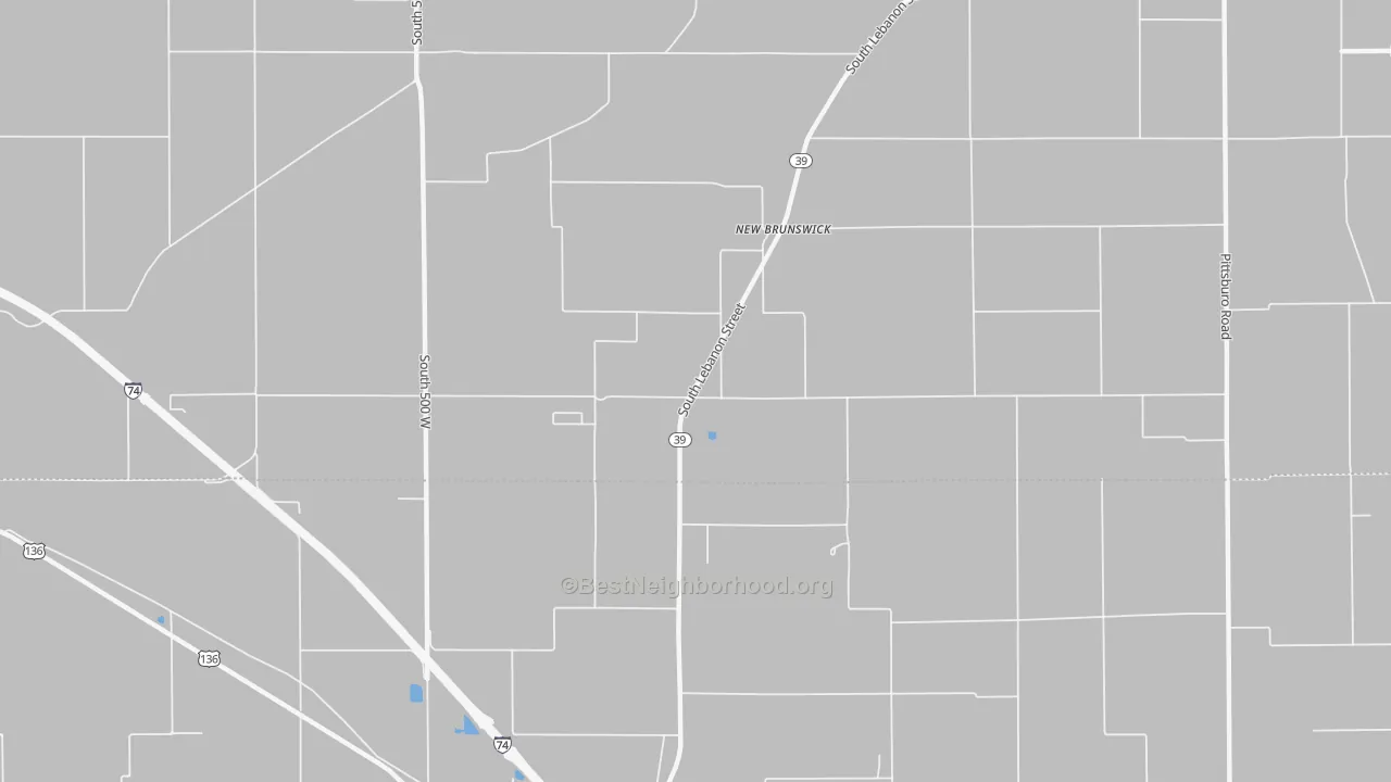 Transit Grade map of New Brunswick, IN