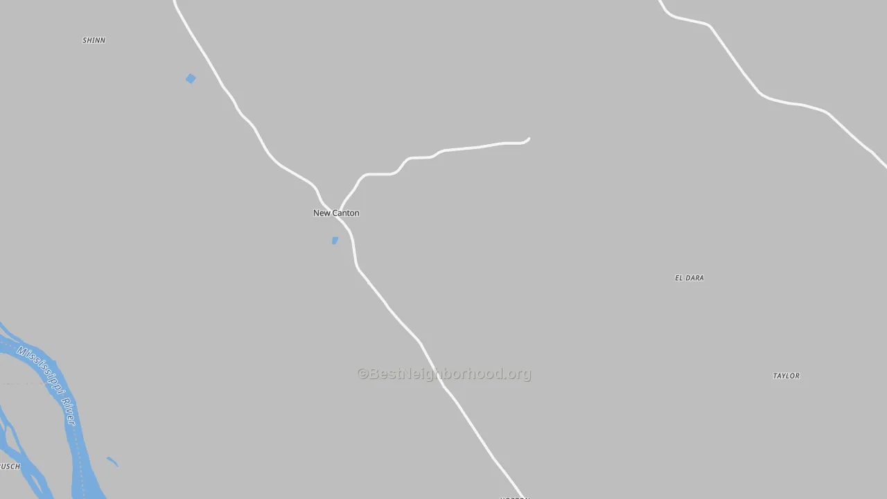 Transit Grade map of New Canton, IL
