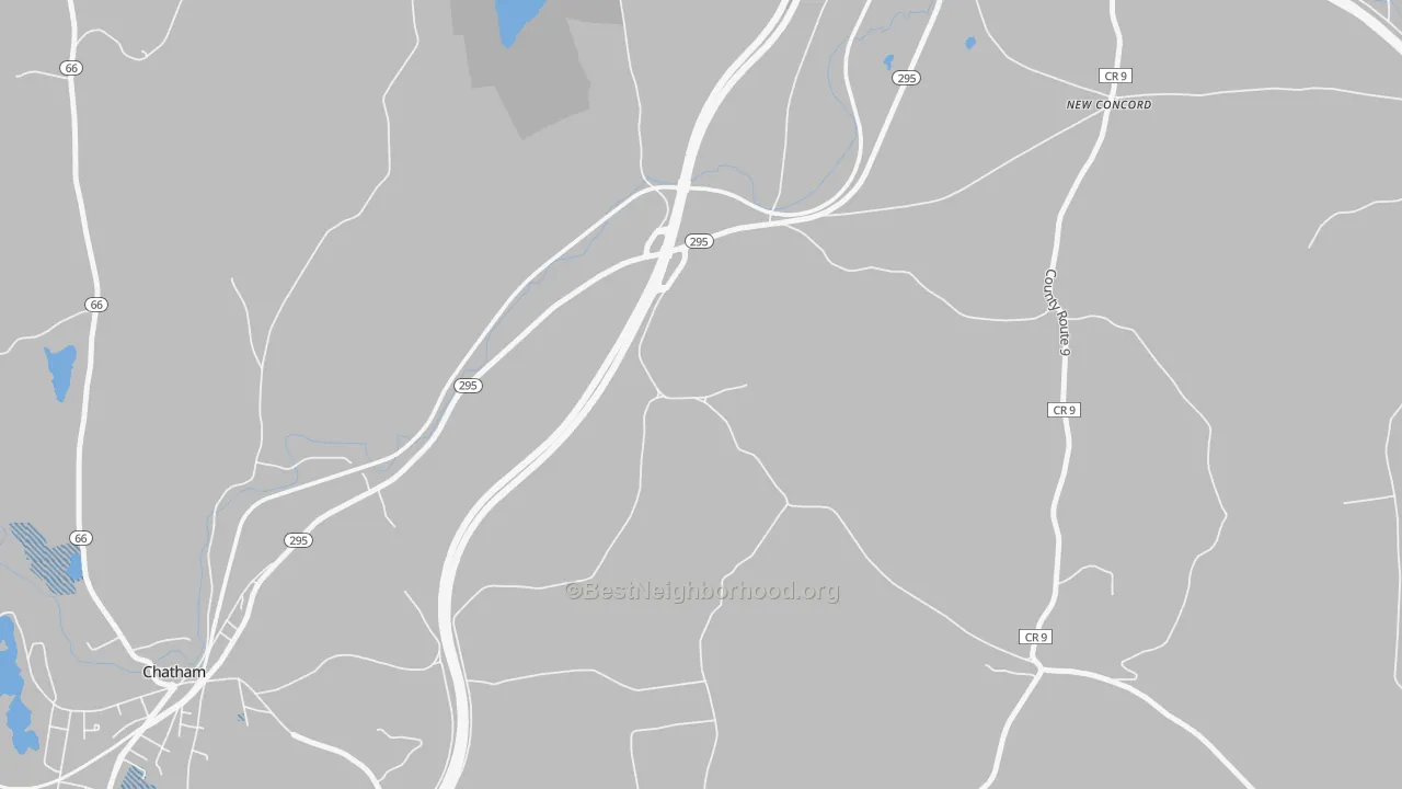 Transit Grade map of New Concord, NY