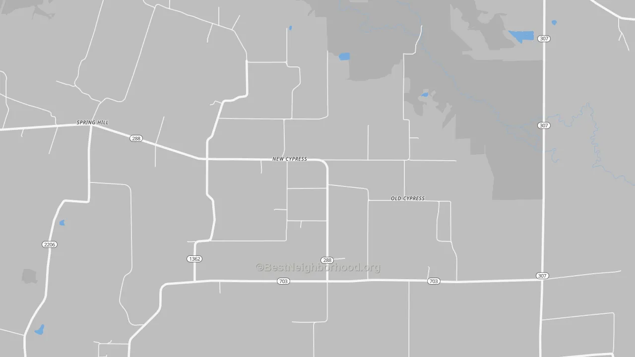Transit Grade map of New Cypress, KY