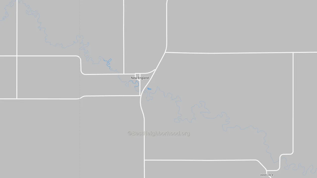 Transit Grade map of New England, ND