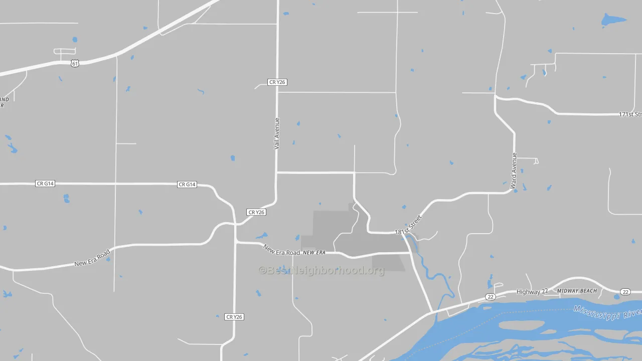 Transit Grade map of New Era, IA